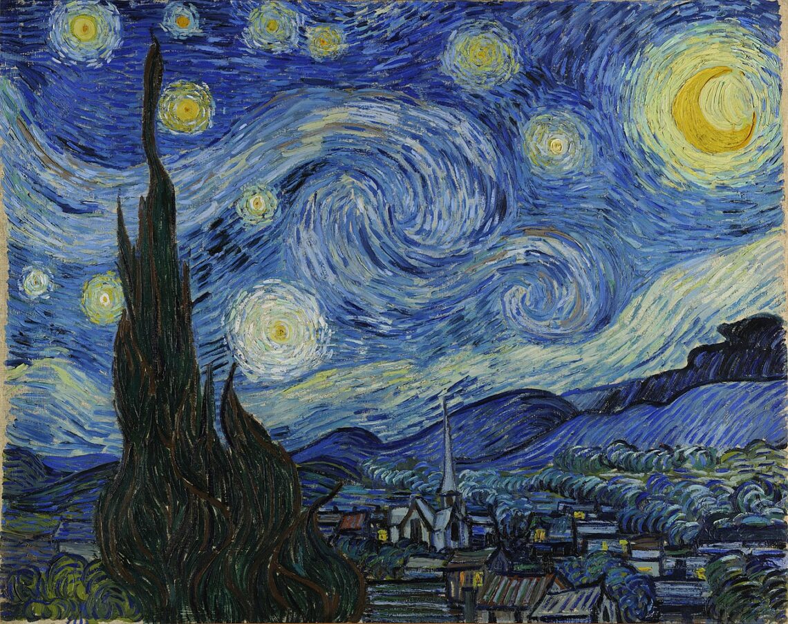 The original by Van Gogh, titled Starry Night
