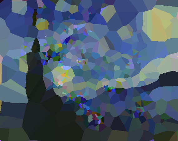 Van Gogh's A Starry Night using the Voronoi based algorithm