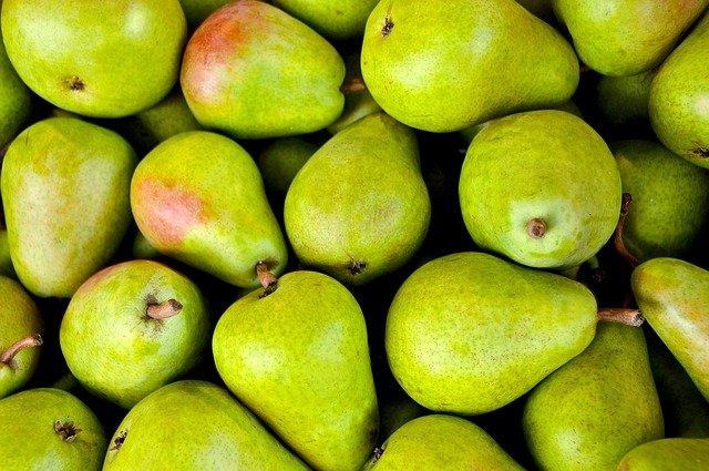 Image of some pears ... but with a hidden message injected ...