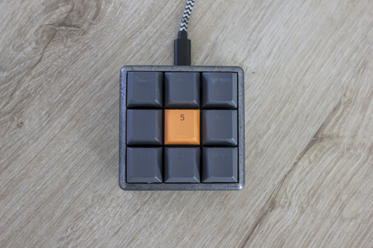 Macropad from a previous post, to be reprogrammed into a MIDI Keyboard